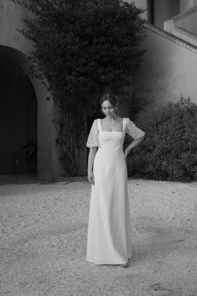 abito sposa elegante e particolare da effetto sposa a parma