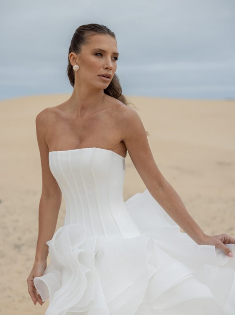 abito sposa balze